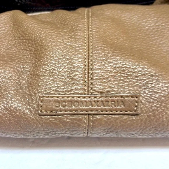BCBG Elegant Brown Leather Handbag - Picture 2 of 10
